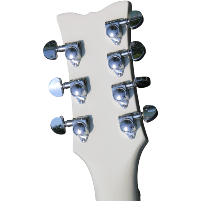 Custom Crown Standard James Iron Cross Fretboard Inlay Alpine White Guitar - Image 3