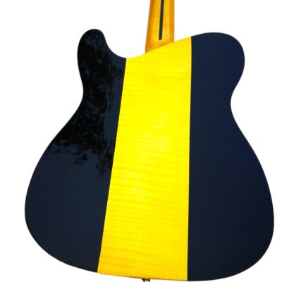 Custom Regent Merle Tuff Dog Deep Aqua Marine Blue Burst Guitar - Image 3