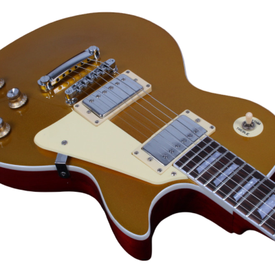 Custom Crown Standard Goldtop Metallic Classic Gold Finish Guitar - Image 2