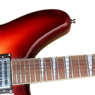 Custom Nova Slash Soundhole Classic Fireglo 360 6 String Guitar - Image 4