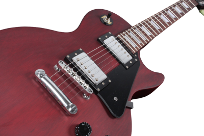 Custom Crown Studio Wine Red Satin Finish Electric Guitar - Image 3