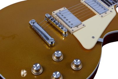 Custom Crown Standard Goldtop Metallic Classic Gold Finish Guitar - Image 3