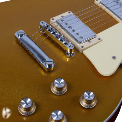 Custom Crown Standard Goldtop Metallic Classic Gold Finish Guitar - Image 3