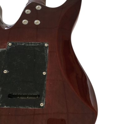 Custom Magnitude Modern Satin Flame Guitar Trans Charcoal Burst Finish - Image 4
