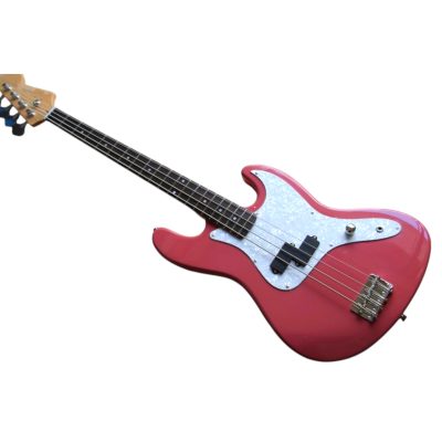 Custom Regent Mark Hoppus 4 String Jazz Bass Shell Pink White Pearloid Pickguard - Image 5