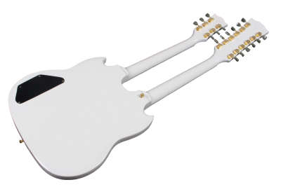 Custom Crown SG Don Felder Arctic White Double Neck 12 6 String EDS1275 Electric Guitar - Image 5