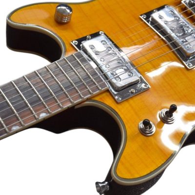 Custom Sovereign G6131MYF Malcolm Young Tiger Maple Top II Jet Electric Guitar - Image 12