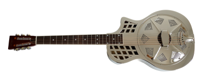 Custom Cobalt Resonator Highway 61 Polished Nickel Steel Body Resophonic Tricone - Image 2