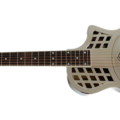 Custom Cobalt Resonator Highway 61 Polished Nickel Steel Body Resophonic Tricone - Image 2