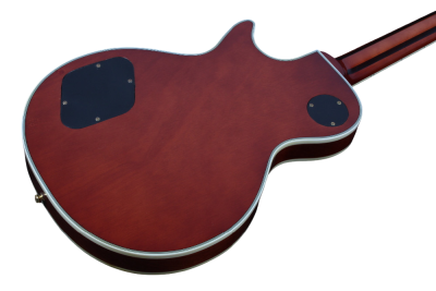 Custom Crown Supreme 25 50 Amber Flame Maple Top Electric Guitar - Image 3