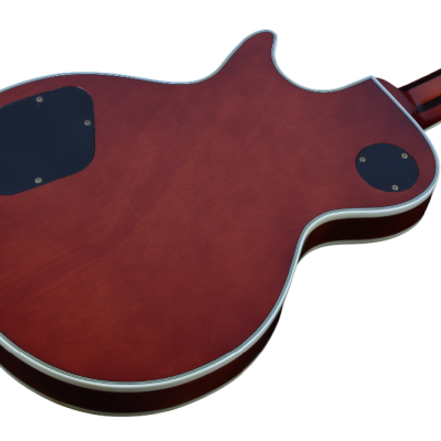 Custom Crown Supreme 25 50 Amber Flame Maple Top Electric Guitar - Image 3