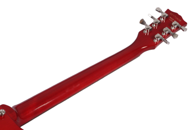 Custom Crown Joe Armstrong Junior Double Cut Red Electric Guitar - Image 3