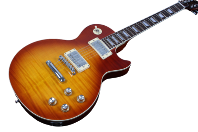 Custom Crown Standard Iced Tea Sunburst Gradient Flamed Maple Top Electric Guitar - Image 2