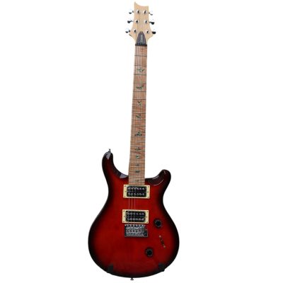Custom Monarch Santana Fire Red Burst Electric Guitar - Image 2