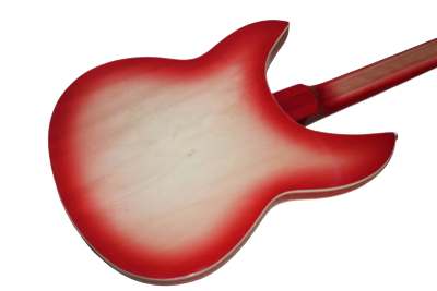 Custom Nova Cherry Fireglo 360 12 String Electric Guitar - Image 3