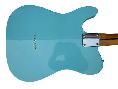 Custom Regent Daphne Blue Muddy Chrome Lipstick Style Neck Pickup Single Coil Bridge Pickup Guitar - Image 3