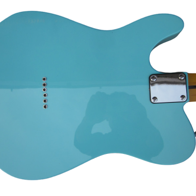 Custom Regent Daphne Blue Muddy Chrome Lipstick Style Neck Pickup Single Coil Bridge Pickup Guitar - Image 3