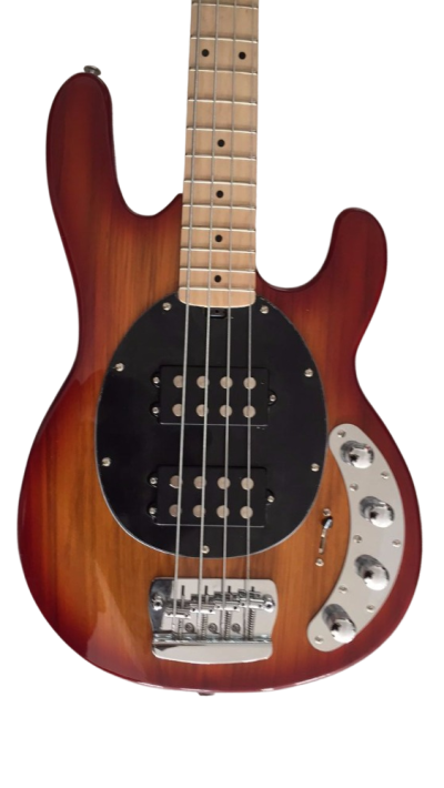 Custom Aether Sting Cherry Burst 4 String Bass