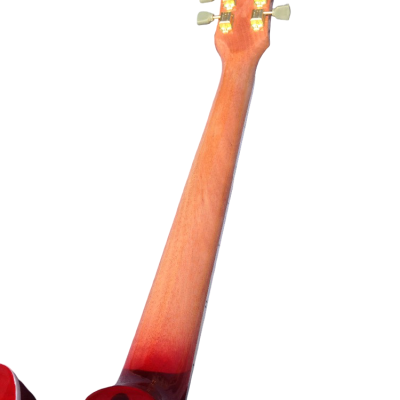 Custom Crown ES335 Semi Hollow Body Figured Cherry Sunburst Fhole Guitar - Image 3