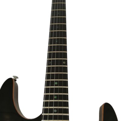 Custom Magnitude Modern Satin Flame Guitar Trans Charcoal Burst Finish - Image 5