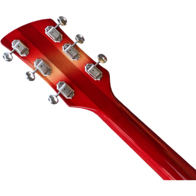 Custom Nova Slash Soundhole Fireglo 360 George 6 String Guitar - Image 2