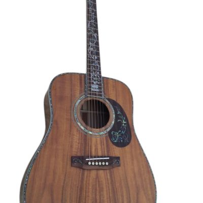 Custom Vertex 1833 D45 000 Solid Koa Top Ply Acoustic Electric Guitar - Image 6