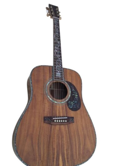 Custom Vertex 1833 D45 000 Solid Koa Top Ply Acoustic Electric Guitar - Image 6