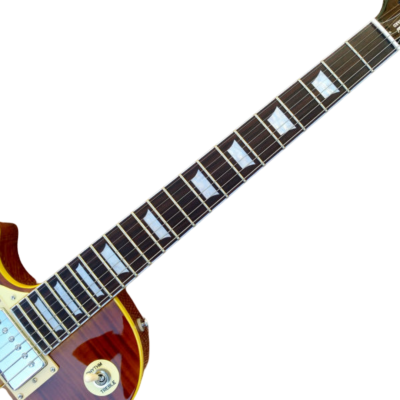 Custom Crown Bourbon Burst Book Matched Flamed Maple Top Electric Guitar - Image 7