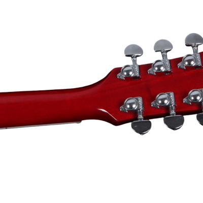 Custom Crown Jimmy Page Iced Tea Finish Flame Maple Top Guitar - Image 4