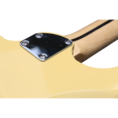 Custom Regent ST Richie Sambora Graffiti Monaco Yellow Tremolo Guitar - Image 4