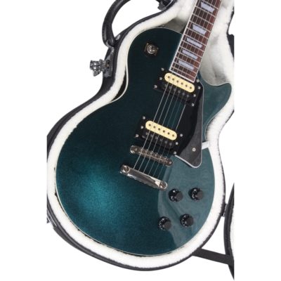 Custom Crown Teal Blue Flip Flop Finish Studio Electric Guitar