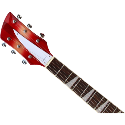 Custom Nova Slash Soundhole Fireglo 360 George 6 String Guitar - Image 3