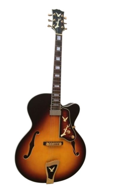 Custom Crown Kalamazoo Midtown Vintage Sunburst Fhole L5 Guitar - Image 5