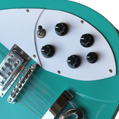 Custom Nova Sea Foam Teal Green 330 12 String Electric Guitar - Image 7