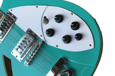 Custom Nova Sea Foam Teal Green 330 12 String Electric Guitar - Image 3