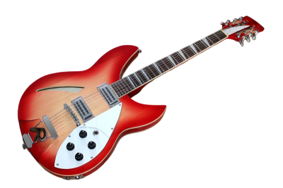 Custom Nova Cherry Fireglo 360 12 String Electric Guitar - Image 4