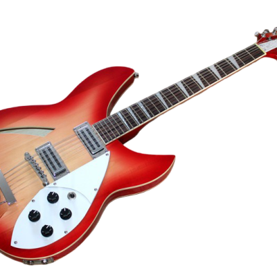 Custom Nova Cherry Fireglo 360 12 String Electric Guitar - Image 4