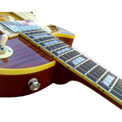 Custom Crown Bourbon Burst Book Matched Flamed Maple Top Electric Guitar - Image 8