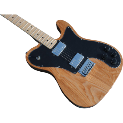 Custom Regent Natural Ash Deluxe Electric Guitar - Image 5