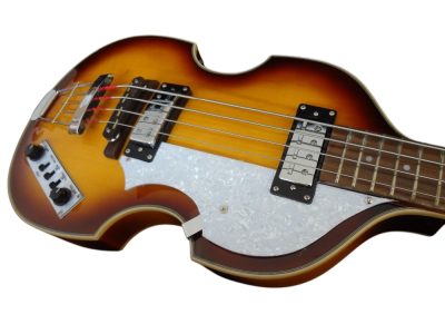 Custom Vale Vintage Sunburst McCartney Ignition Series Violin Bass - Image 9