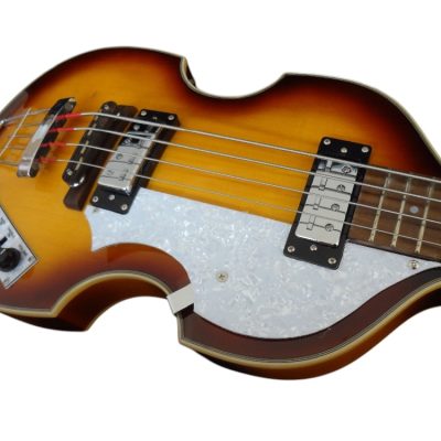 Custom Vale Vintage Sunburst McCartney Ignition Series Violin Bass - Image 9