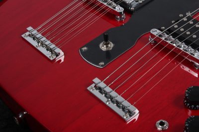 Custom Crown SG Jimmy Page Heritage Cherry Double Neck 12 6 String EDS1275 Electric Guitar - Image 2
