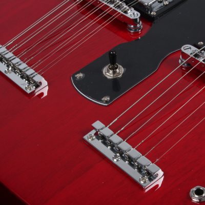 Custom Crown SG Jimmy Page Heritage Cherry Double Neck 12 6 String EDS1275 Electric Guitar - Image 2