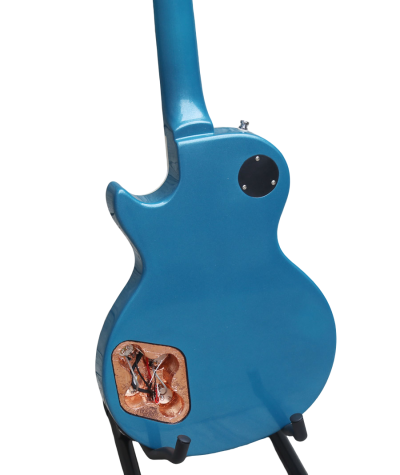 Custom Crown Pelham Blue Metallic Joe Bonamassa Guitar 6 In Line Headstock Layout - Image 2