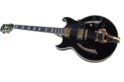 Custom Crown Johnny A Black Bigsby Vibrato Tailpiece Guitar - Image 5