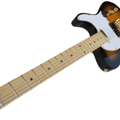 Custom Regent Merle Haggard Tuff Dog Flame Maple Top Trans Sunburst Guitar - Image 5
