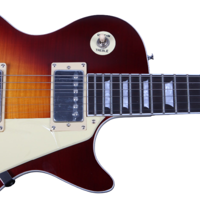 Custom Crown Standard Heritage Cherry Sunburst Finish Electric Guitar - Image 4