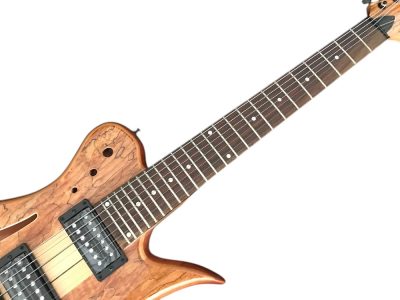 Custom Vesper Languedoc Region Natural Spalted Maple Weneer Finish 7 String Guitar - Image 9