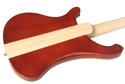 Custom Nova 4003 Mapleglo Center Amber Brown Finish 4 String Bass - Image 5