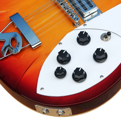 Custom Nova Tobacco Fireglo 360 12 String Electric Guitar - Image 6